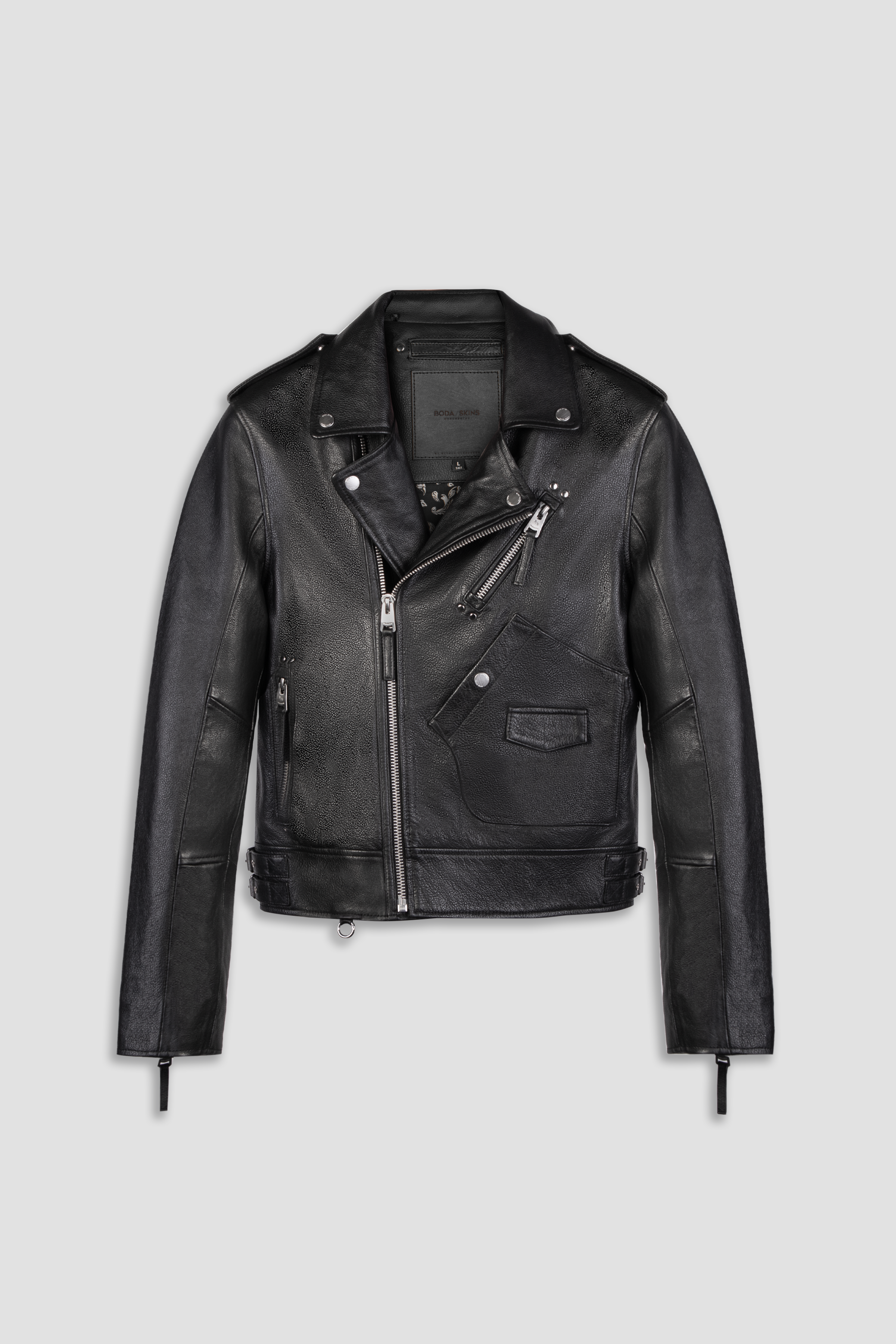 Biker Leather Jacket Tall – BODA SKINS