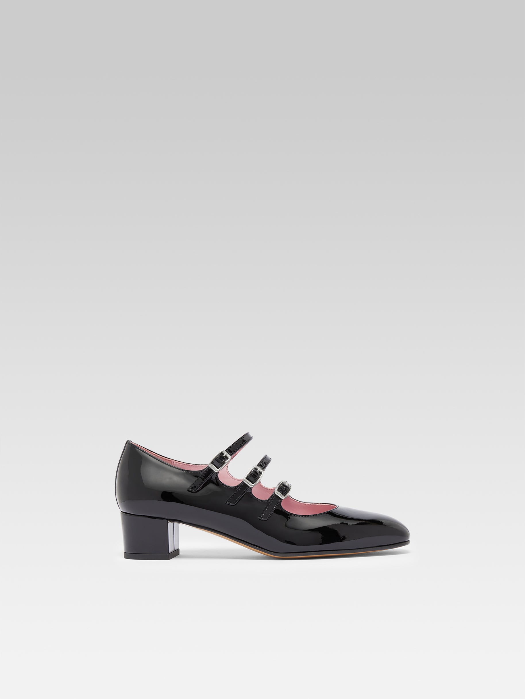 Kina - Black patent leather Mary Janes pumps | Carel Paris
