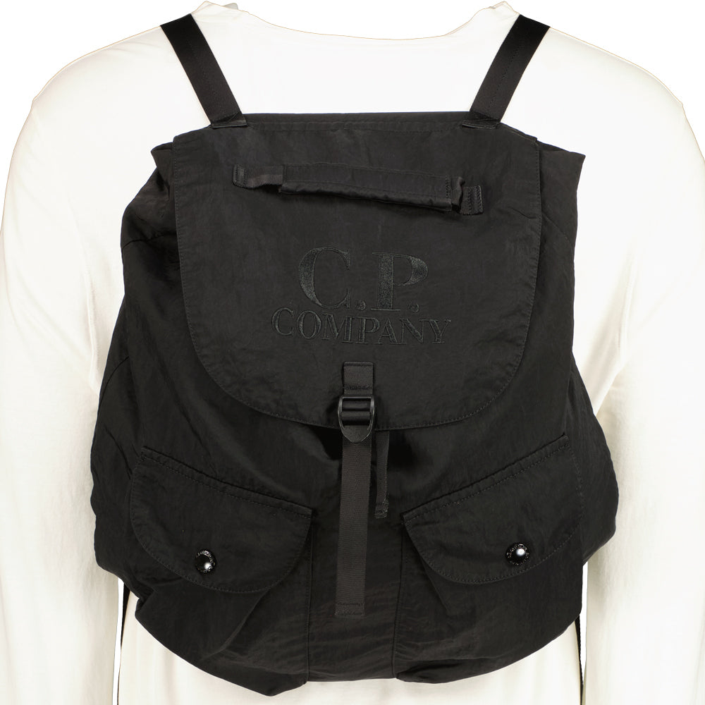 C.P. Company | Nylon B Logo Backpack - Black