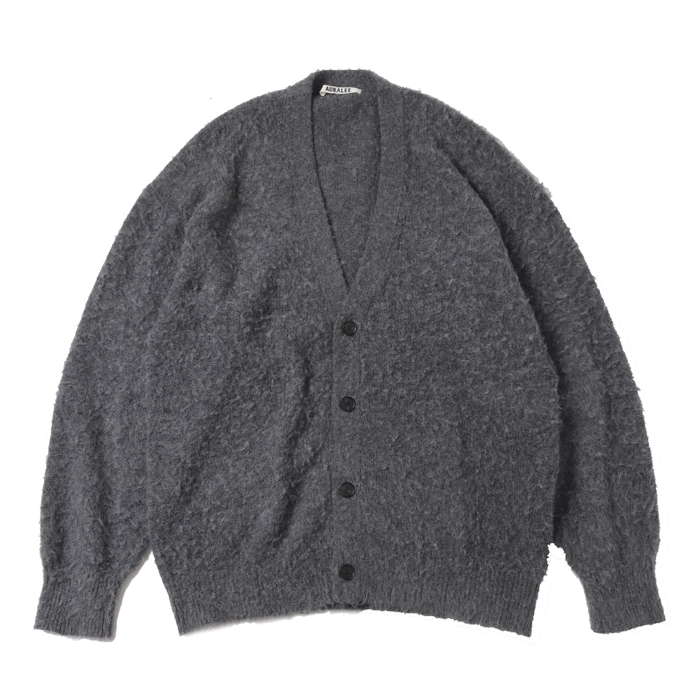 AURALEE(オーラリー)BRUSHED WOOL CASHMERE SILK KNIT CARDIGAN