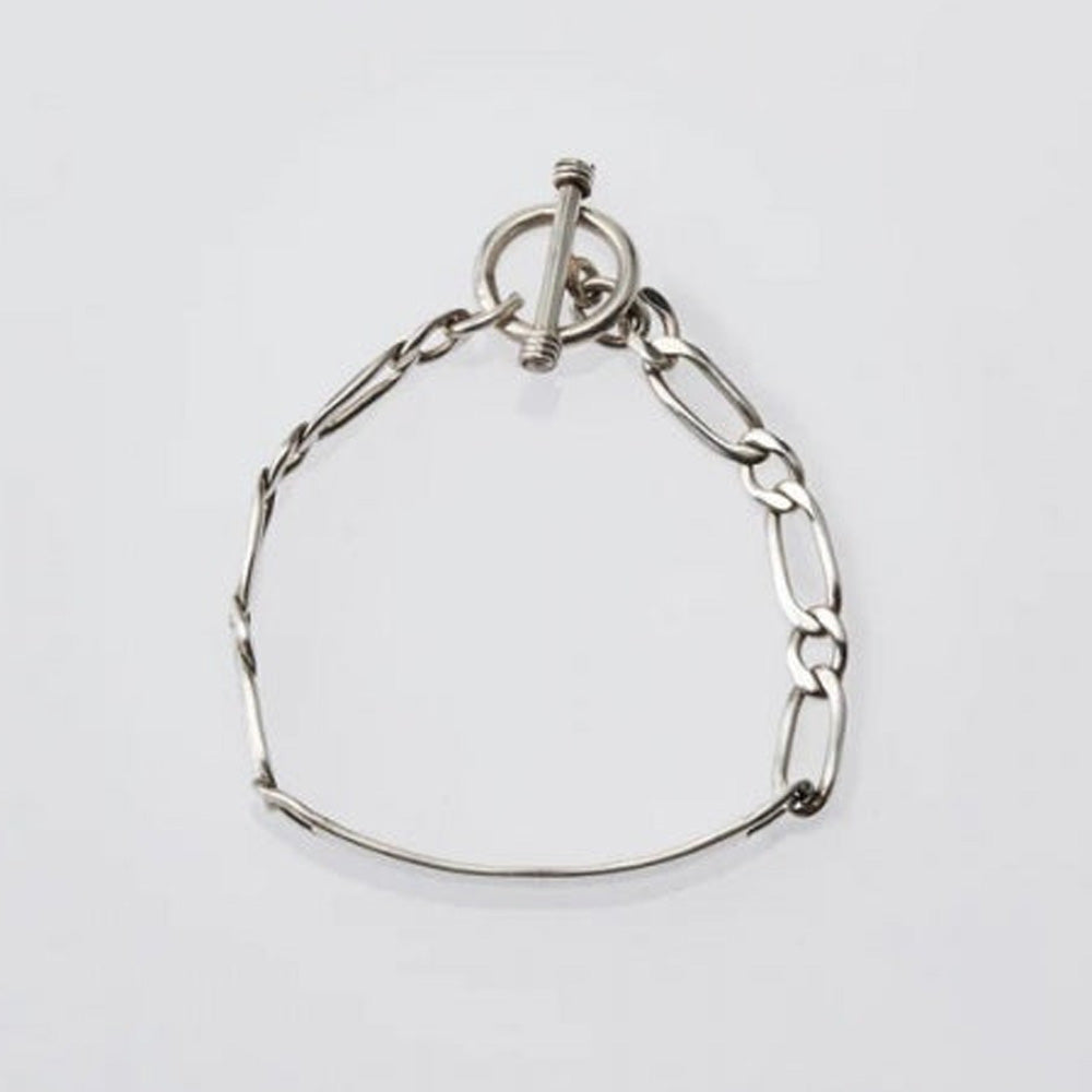 XOLO JEWELRY (ショロ) I.D Oval Mutual Link Bracelet -6mm- XOB039