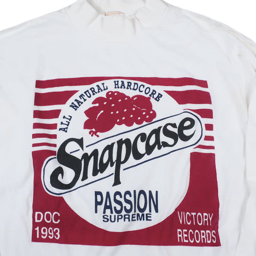 Vintage Snapcase Victory Records Mock Neck T-shirt 1993 Hardcore