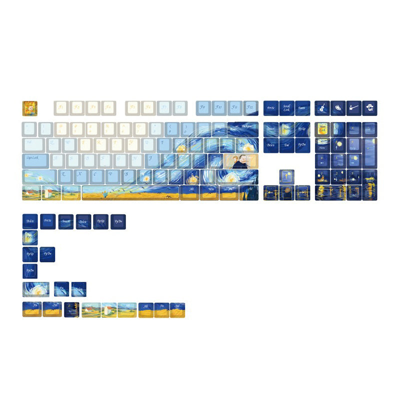 Varmilo(アミロ) Van Gogh ゴッホ キーキャップセット 130キー 通販