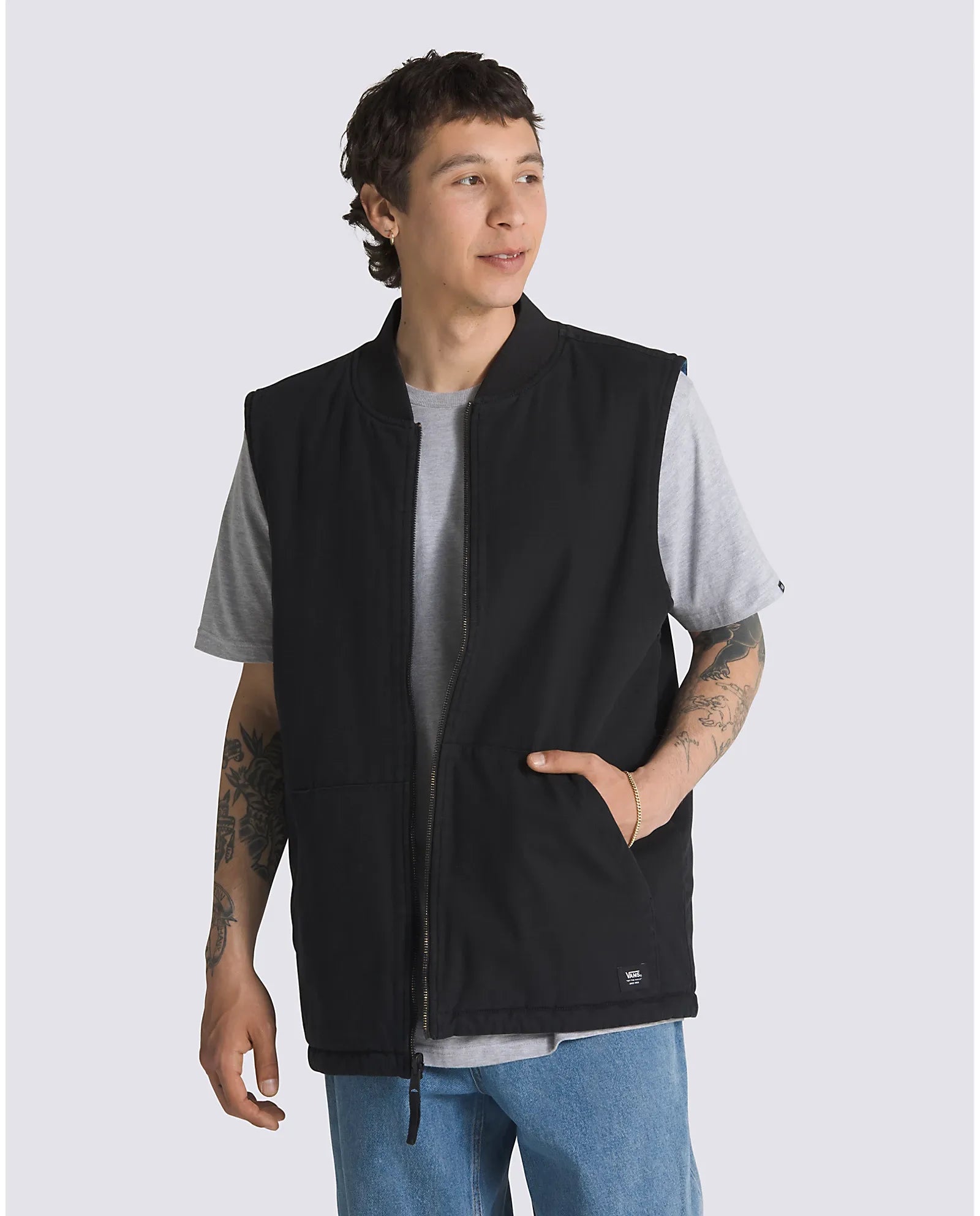 Vans Mens Jacket Talbot Reversible Vest