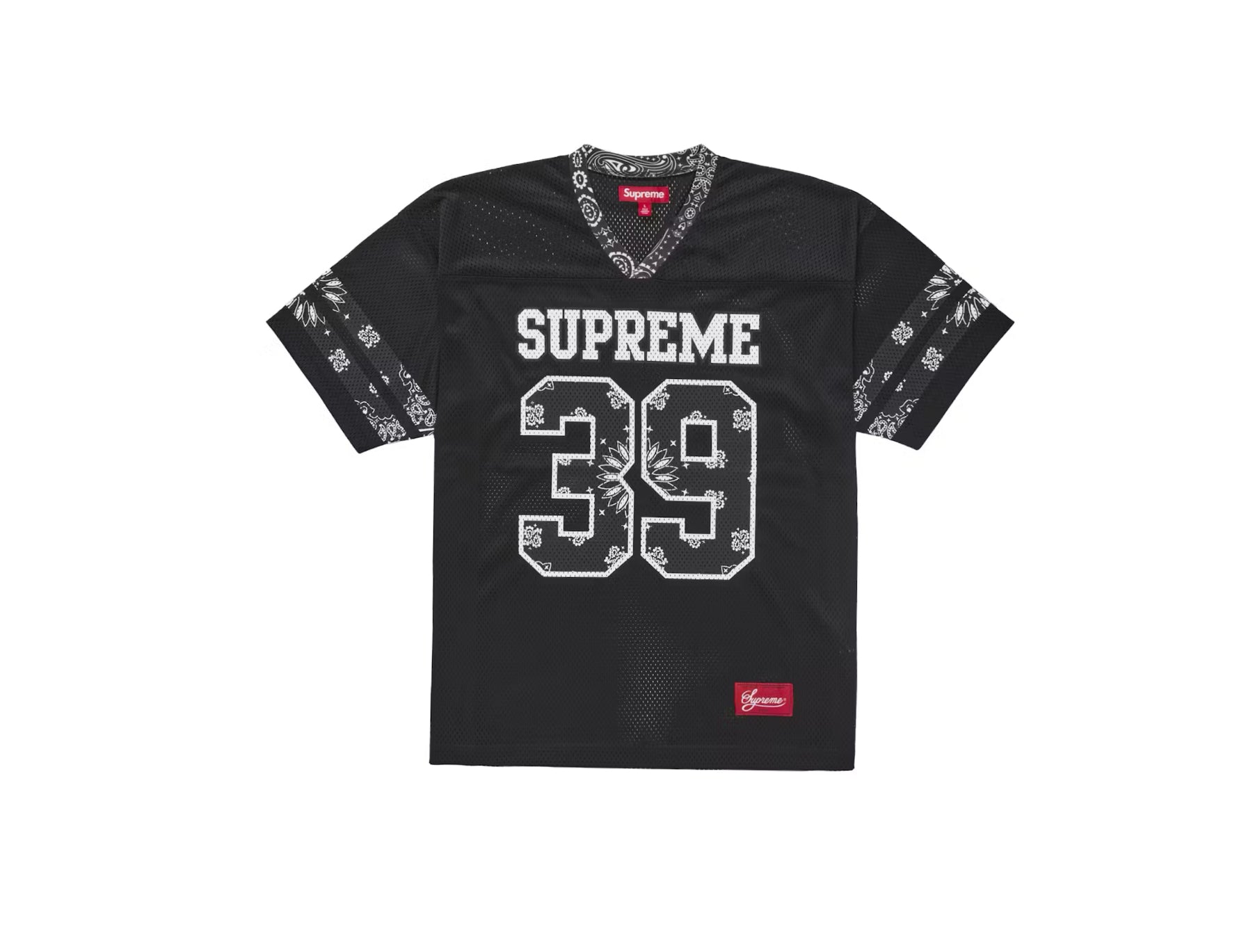 Supreme Bandana Football Jersey Black – Heaven Sneaker Shop