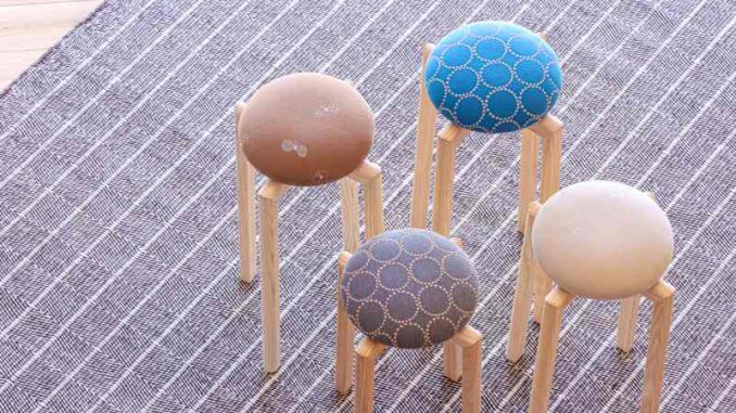 三島家具 匠工芸「マッシュルームスツール」の特別モデルをMakuakeで