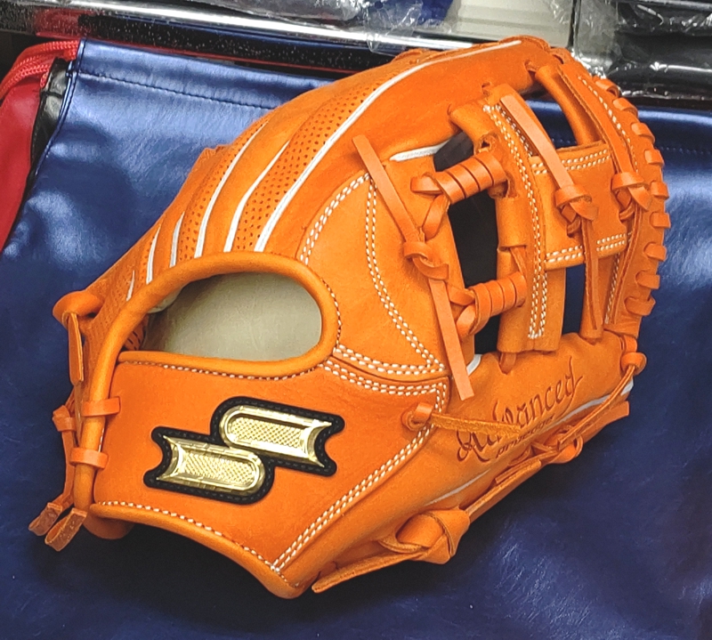 Zeams 軟式グローブ オレンジ 投手用 Zeems（ジームス） 左投げ 左利き