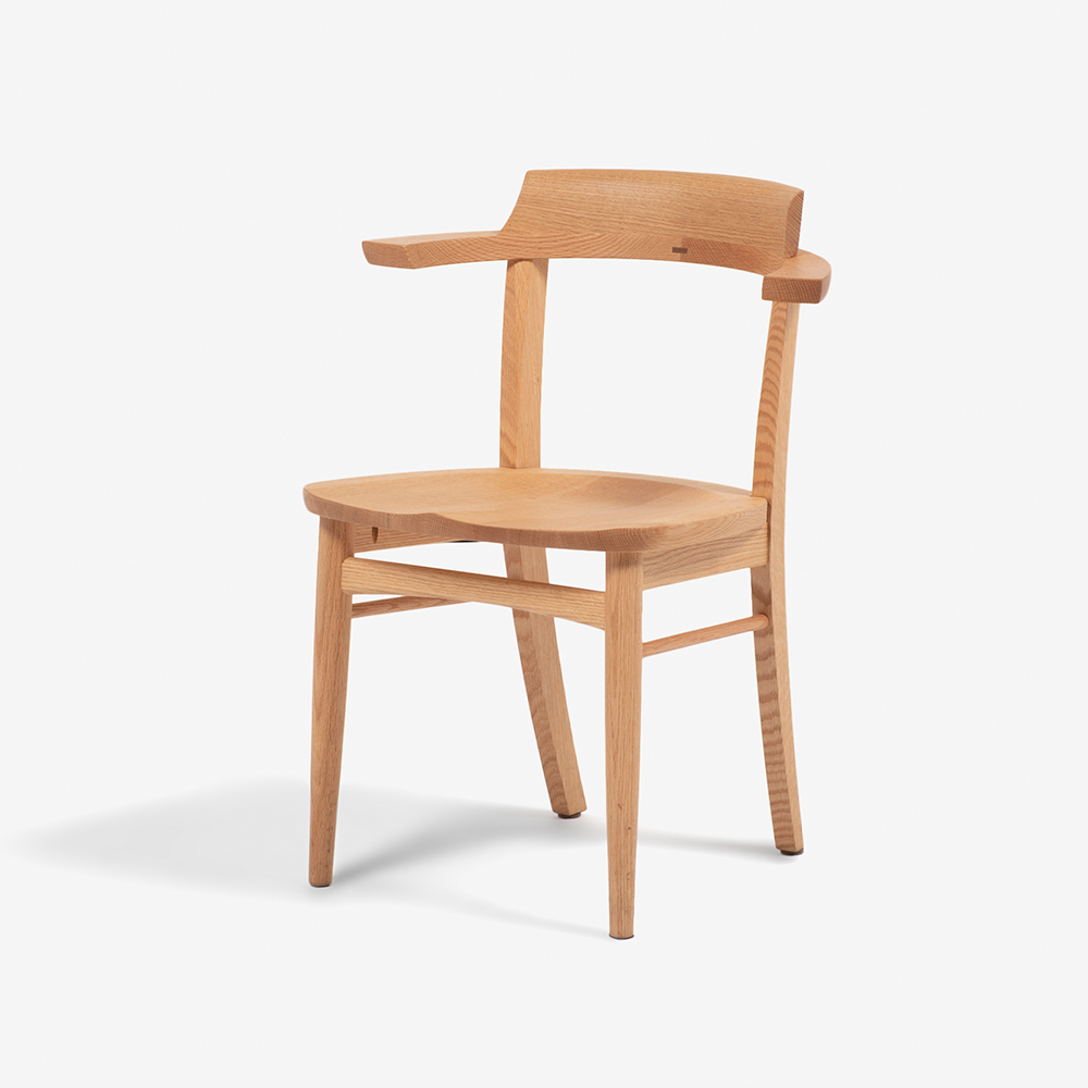 ダイニングチェア 「ソフィー」OBA21 オーク材 NP色【受注生産品