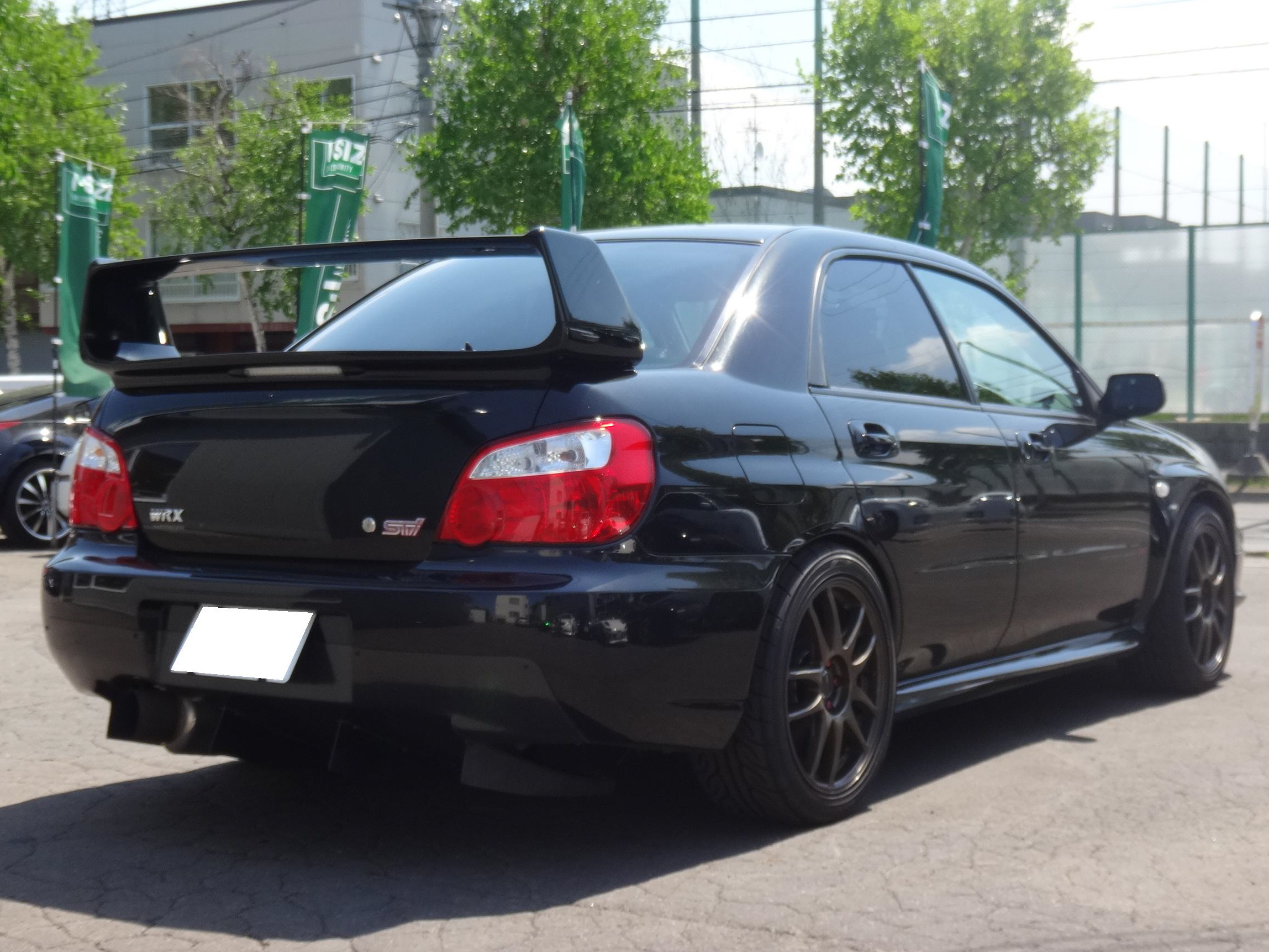 スバル インプレッサ GDB STI フェンダー加工させて頂きました