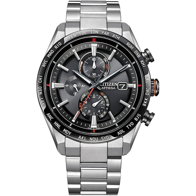 Citizen Men's ATTESA Solar-Powered Eco-Drive Radio-Controlled