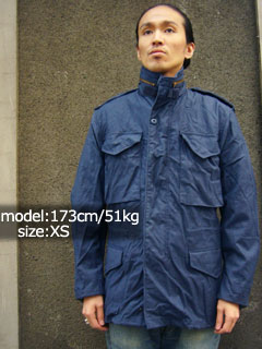 ALPHA [アルファ] M-65 FIELD JACKET (DEAD STOCK) ネイビー-Jalana