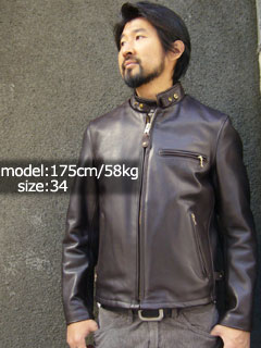 SCHOTT [ショット] 141 COWHIDE SINGLE RIDERS BROWN-Jalana