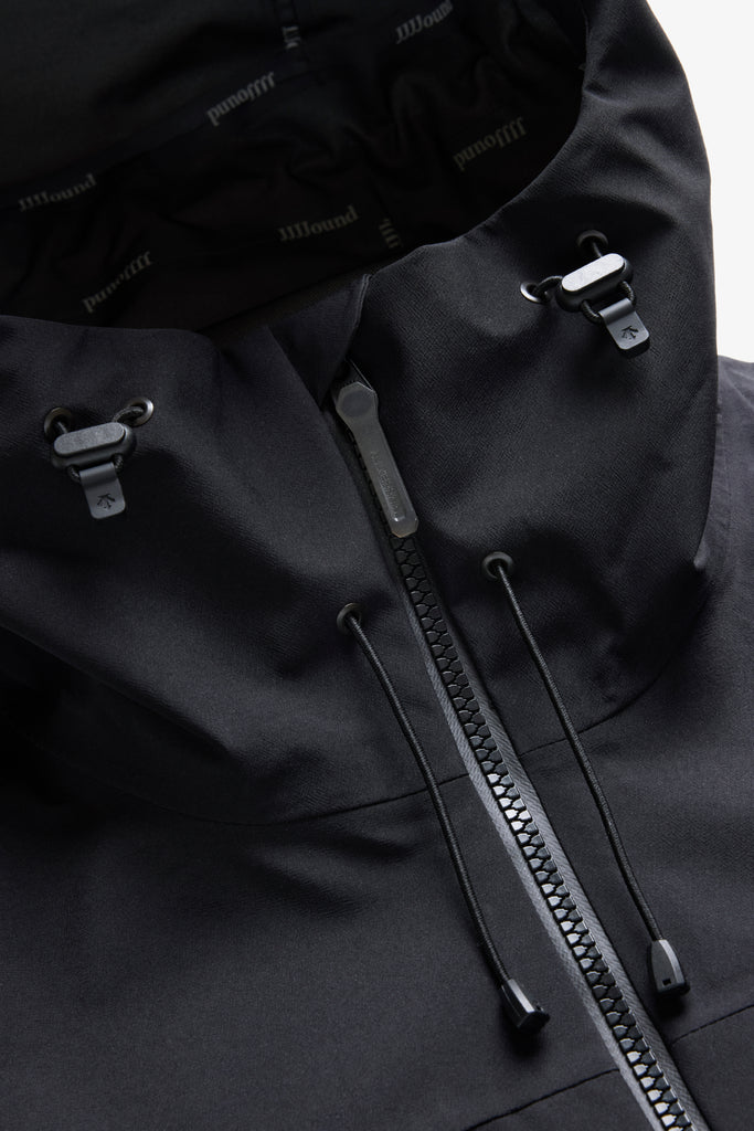 JJJJound Descente Hardshell Parka - Black/Charcoal