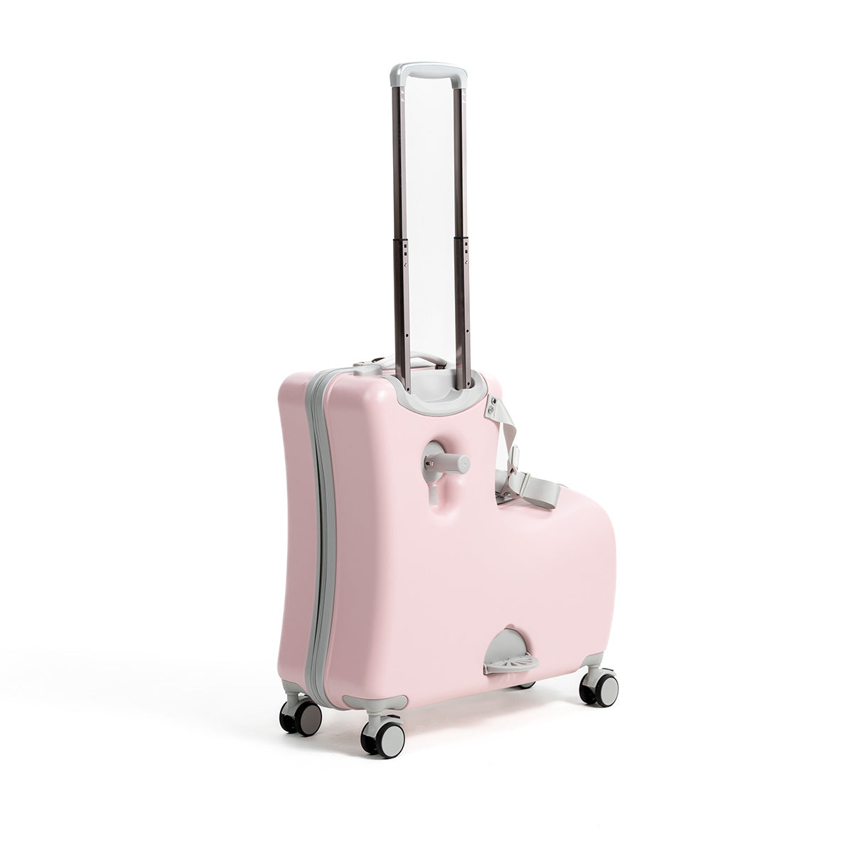 キッズトラベル 子供が乗れるキャリーケース 折りたたみ式 ブラック M