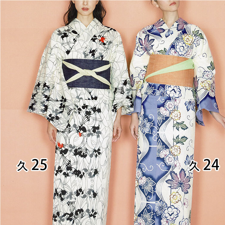 源氏物語】女性浴衣 紅型調 本染 日本製 - きもの館【久五郎】