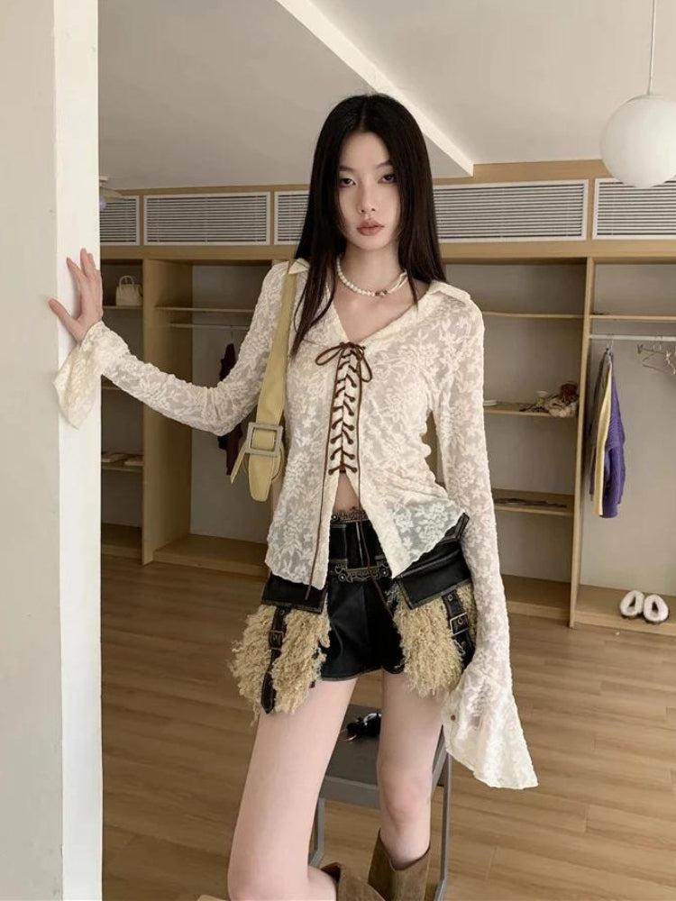 フェアリーグランジ 透明レーストップ - Litlookz Studio