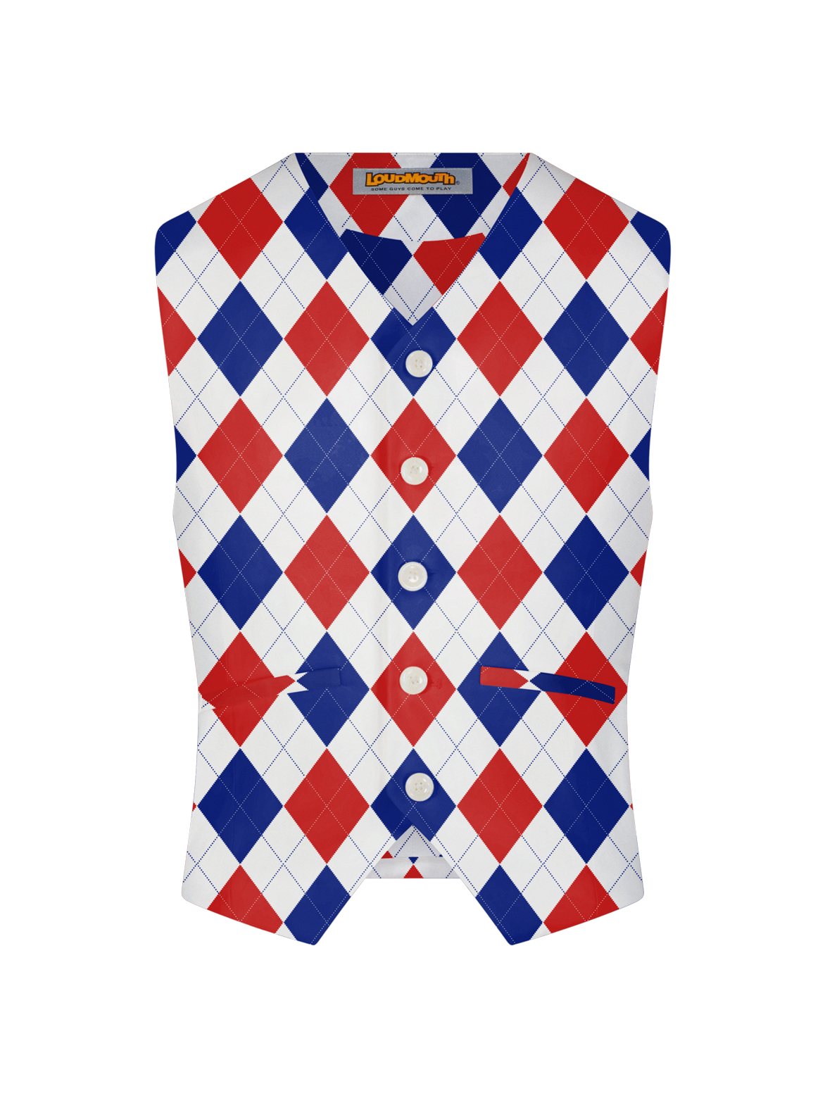 Americana Argyle Men's Vest - MTO – Loudmouth