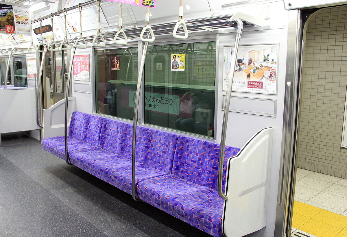 名鉄300系 側面行き先幕 ワンロール 名古屋鉄道300系 表示装置（方向幕