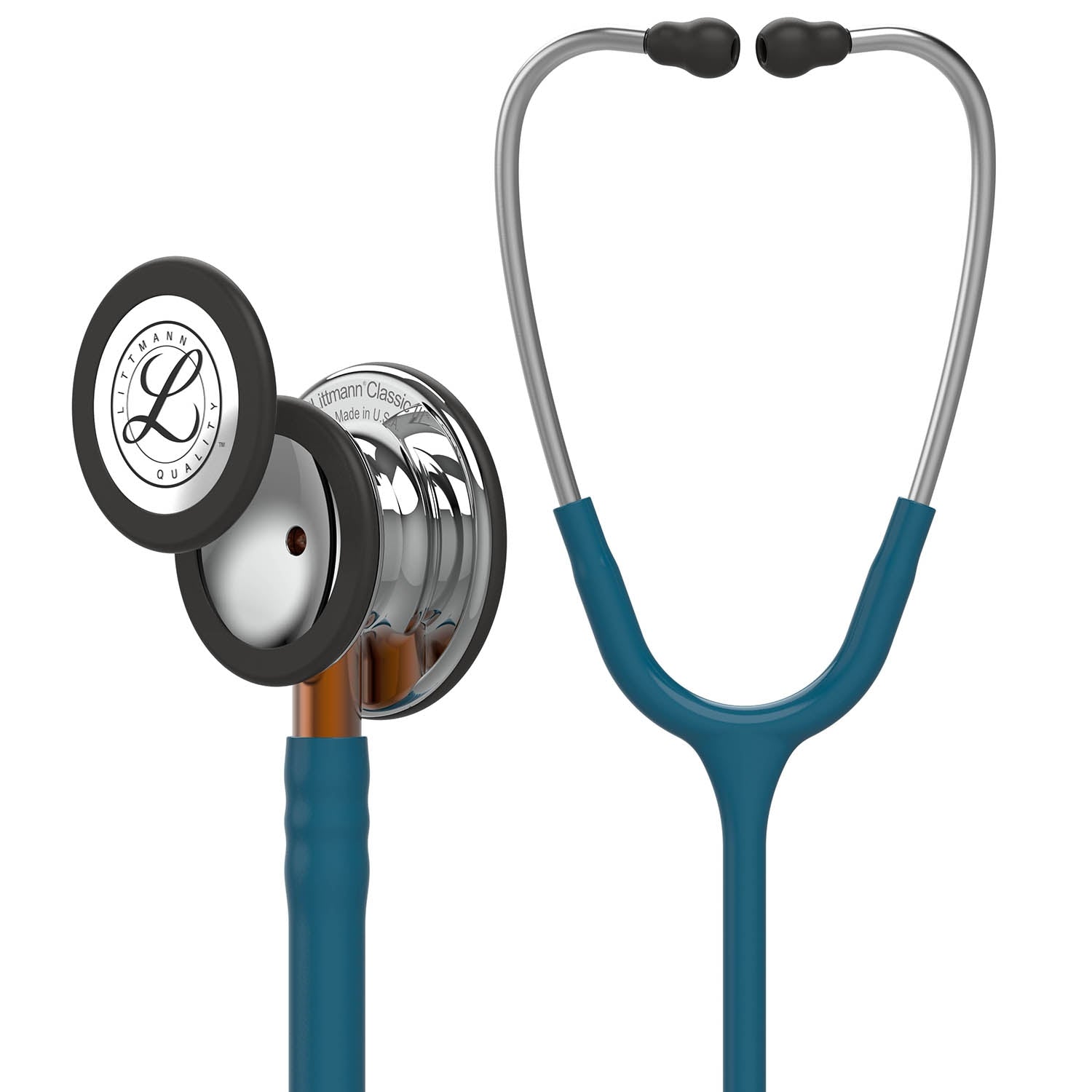 Littmann Classic III Monitoring Stethoscope: Mirror & Caribbean Blue -