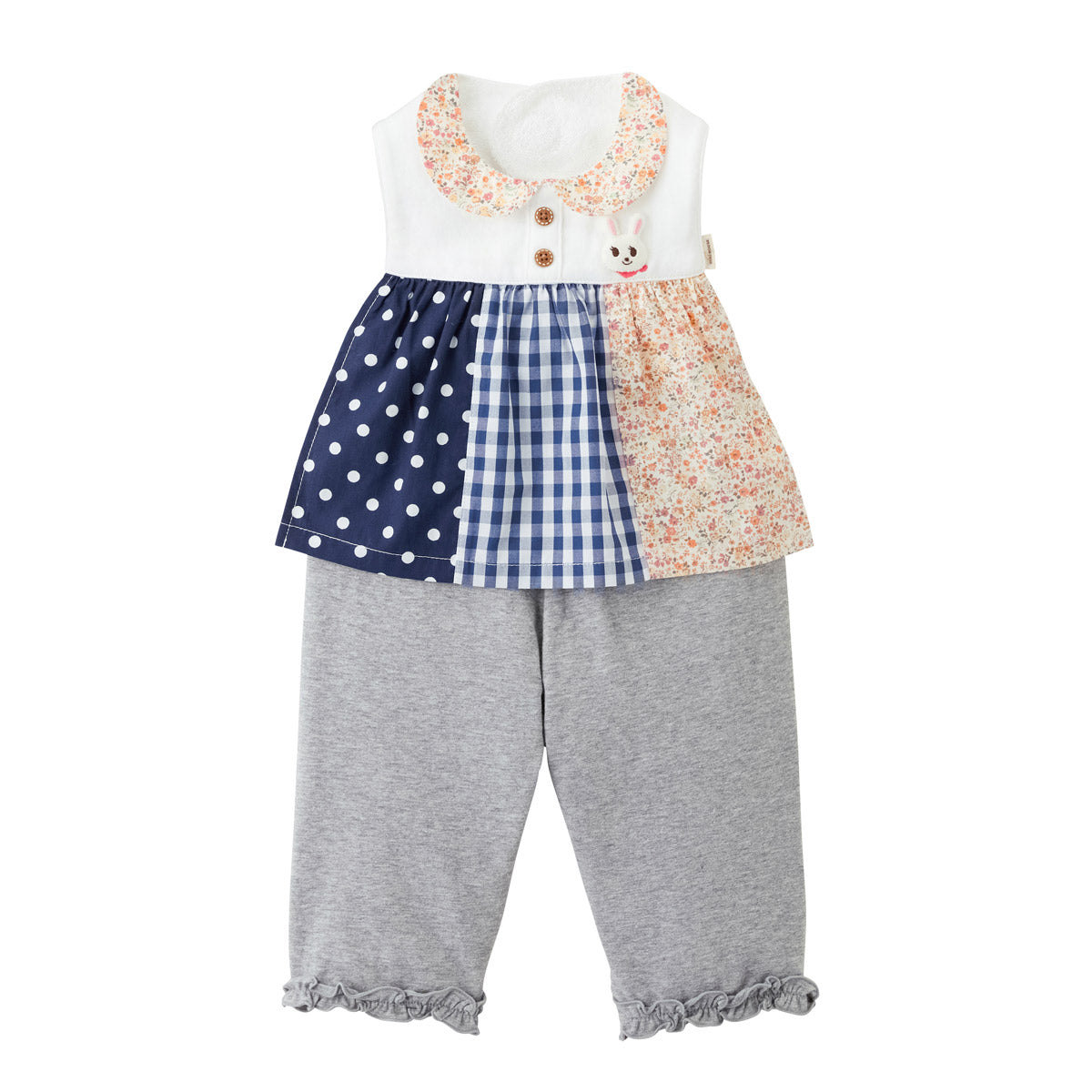 ワンピース風スタイ・パンツセット – ミキハウスオフィシャルサイト