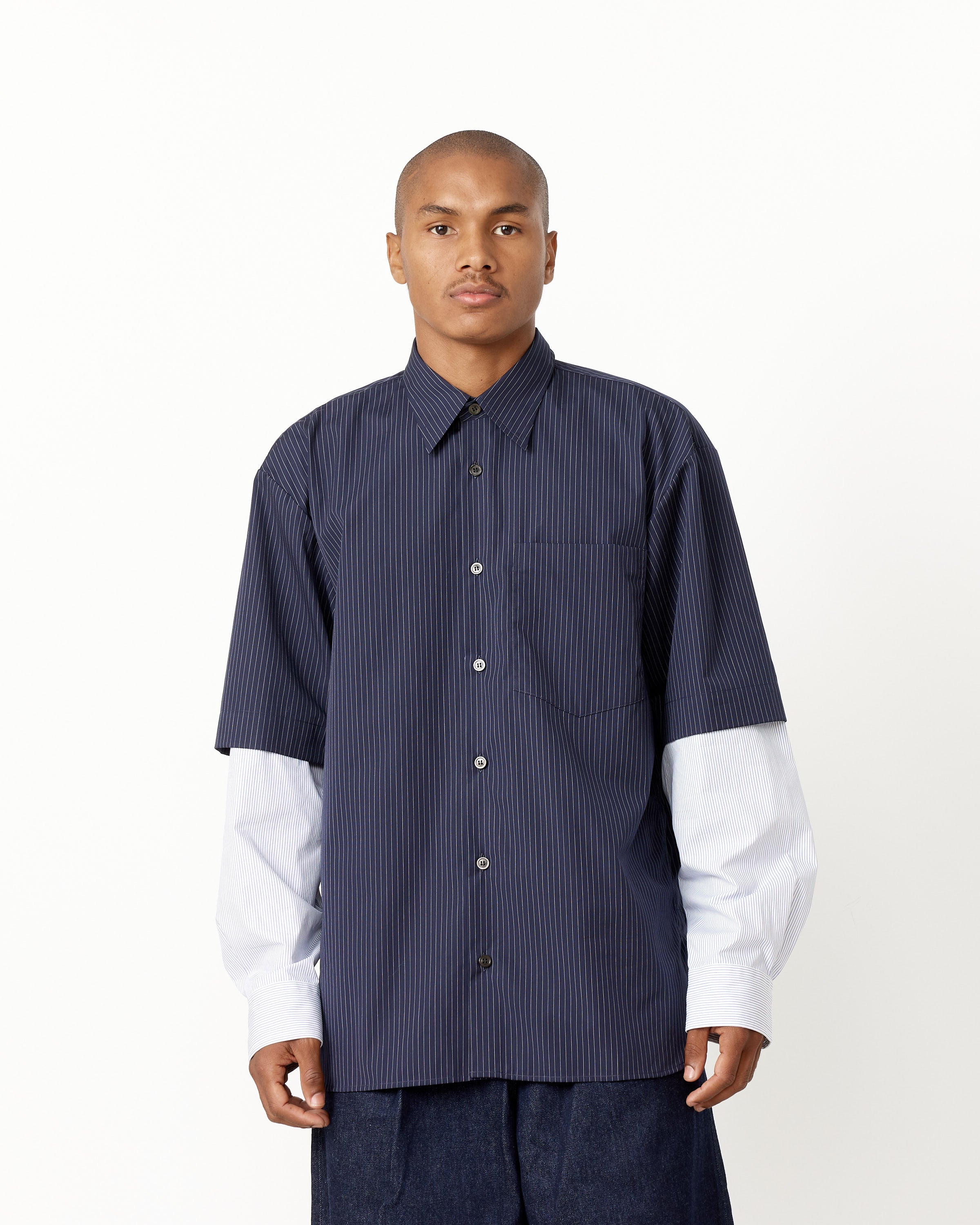 Layered Long Sleeve Shirt