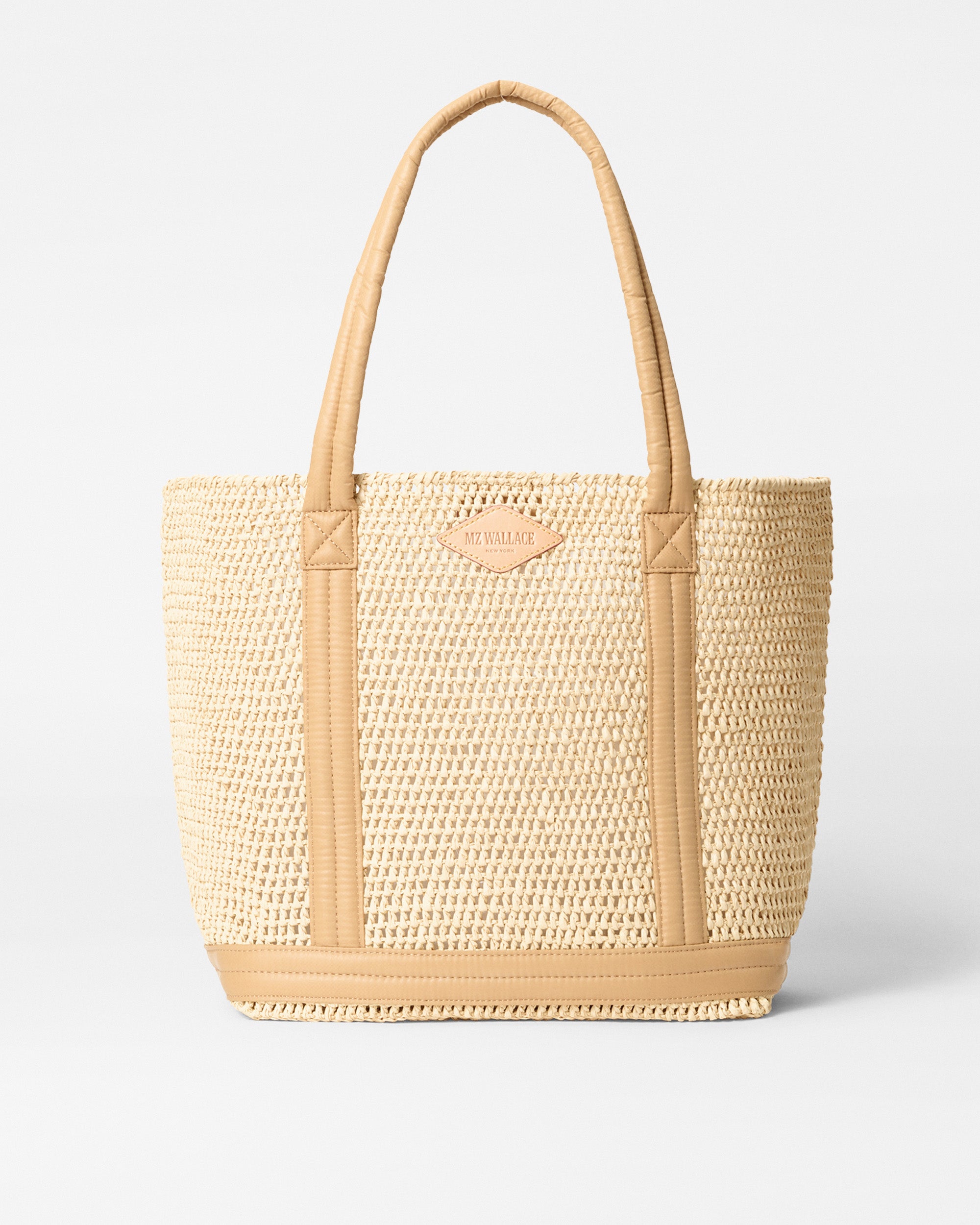 Raffia Crochet Beach Tote Bag | MZ Wallace