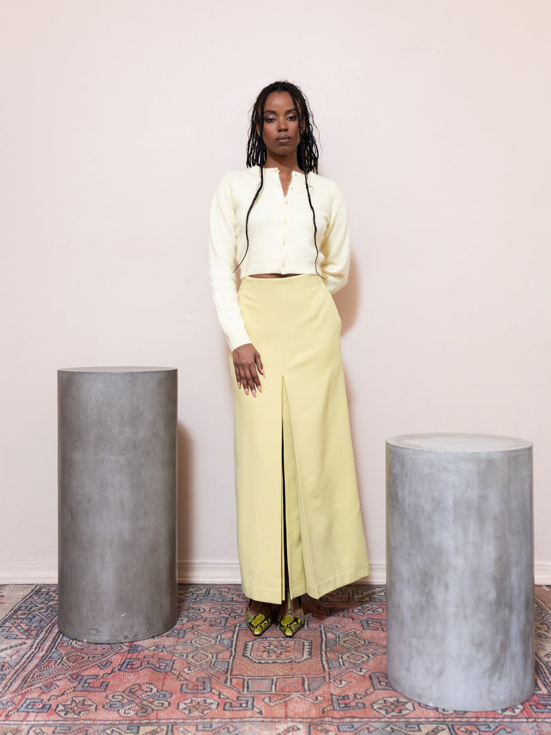 Baby Alpaca Crewneck Cardigan – PILOT / POWELL