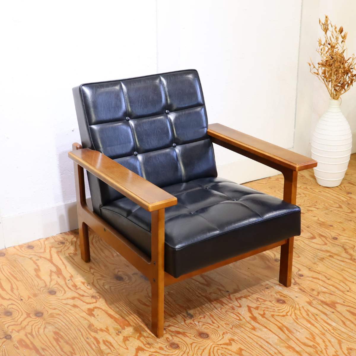 karimoku / カリモク家具 アームソファ Kチェア スタンダードブラック