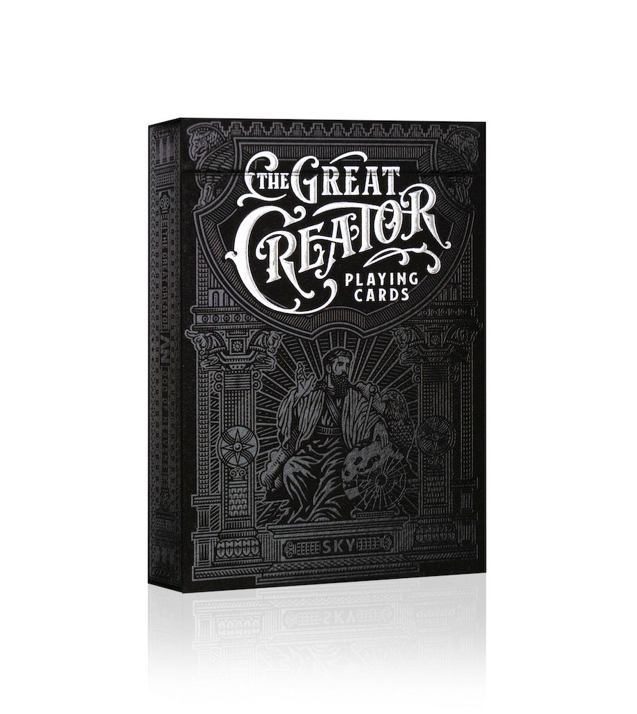 The Great Creator Playing Cards Silver Edition - Riffle Shuffle