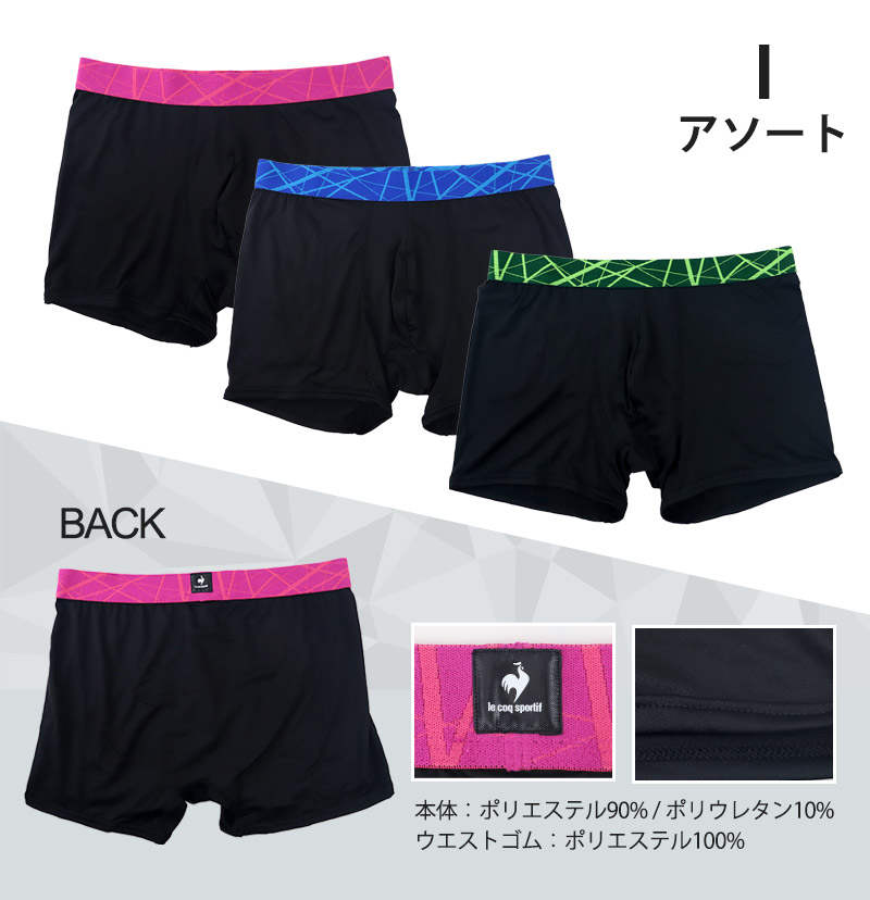 ボクサーブリーフ メンズ 3枚組 ボクサーパンツ 前閉じ M～LL 下着