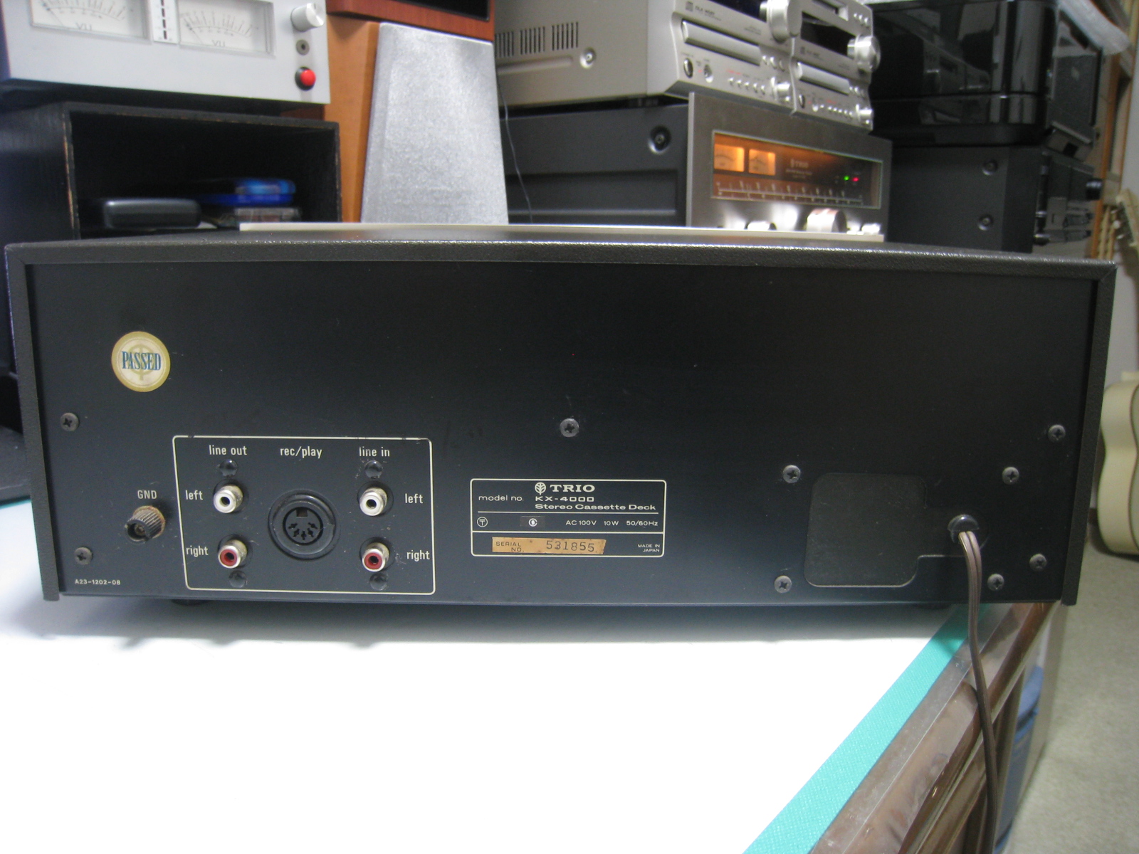 TRIO カセットデッキ KX-4000の修理