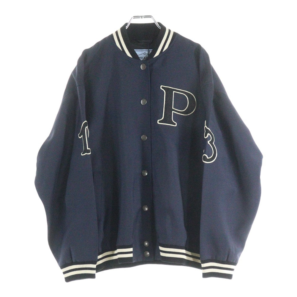 PRADA(プラダ) 24SS Pロゴワッペン キッドモヘア スナップボタン