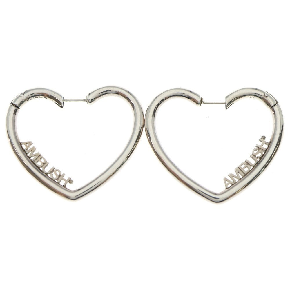 AMBUSH(アンブッシュ) HEART HOOP ハートフープピアス シルバー レディース