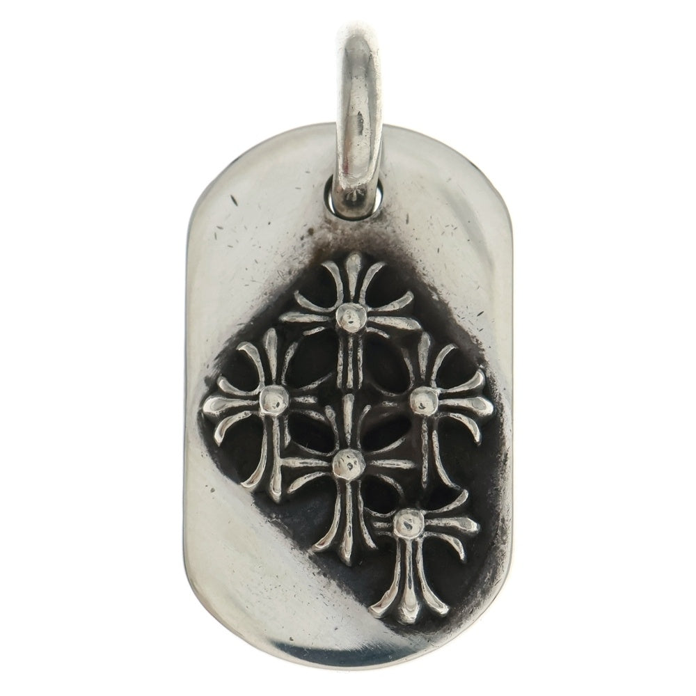 CHROME HEARTS(クロムハーツ) RAISED CEM CRS DOG TAG レイズド