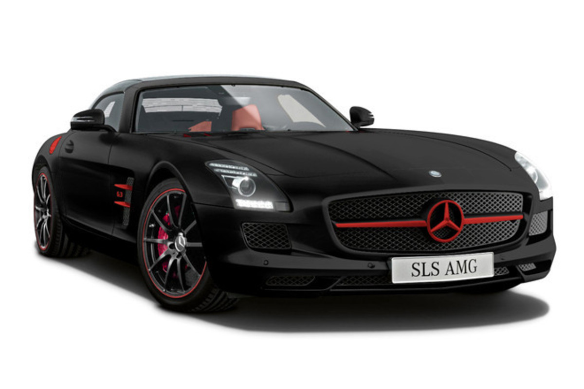 メルセデス「SLS AMG」につや消し塗装の限定車 【ニュース】 - webCG
