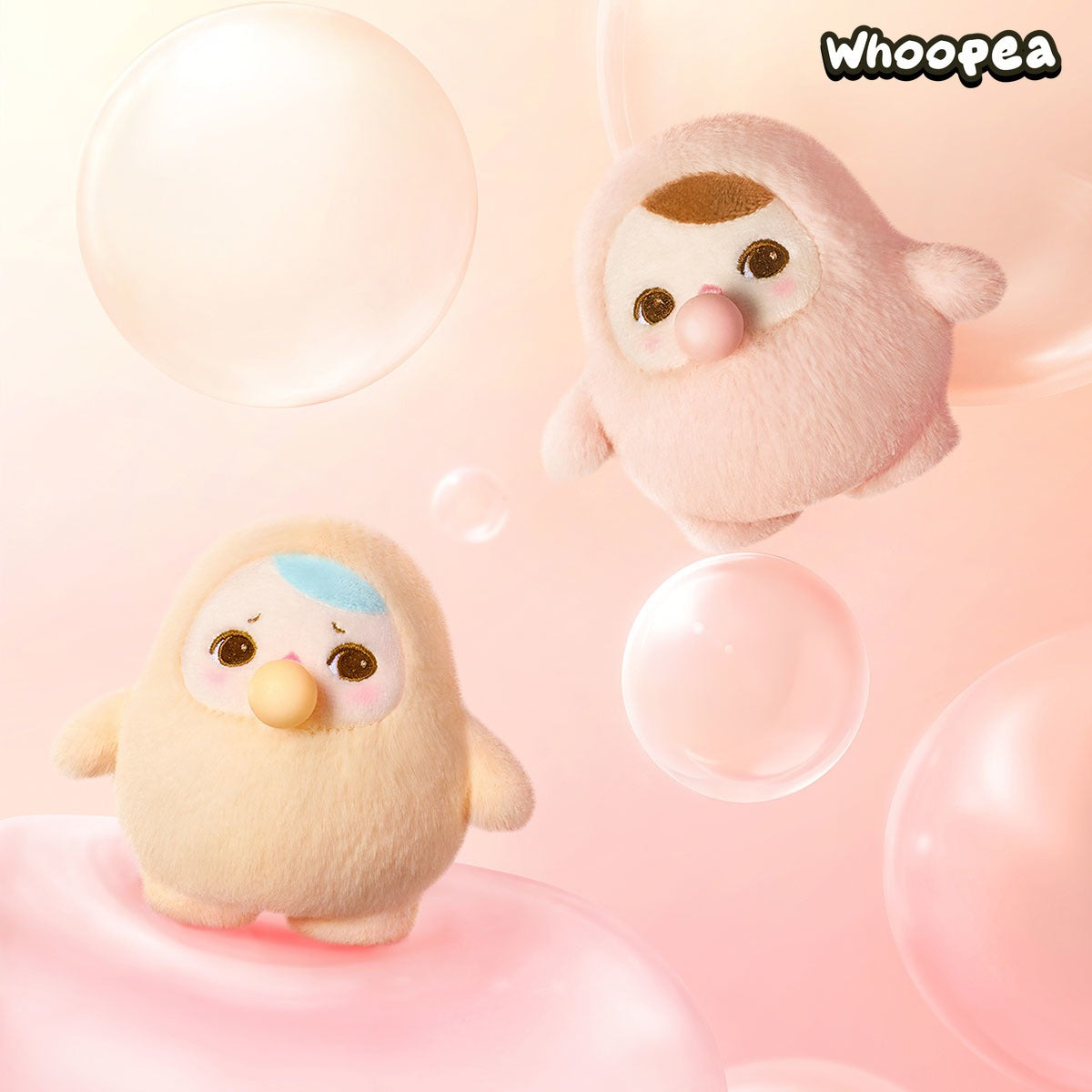PUCKY BEANIE BUBBLE UP SERIES-Plush Pendant Blind Box – WHOOPEA