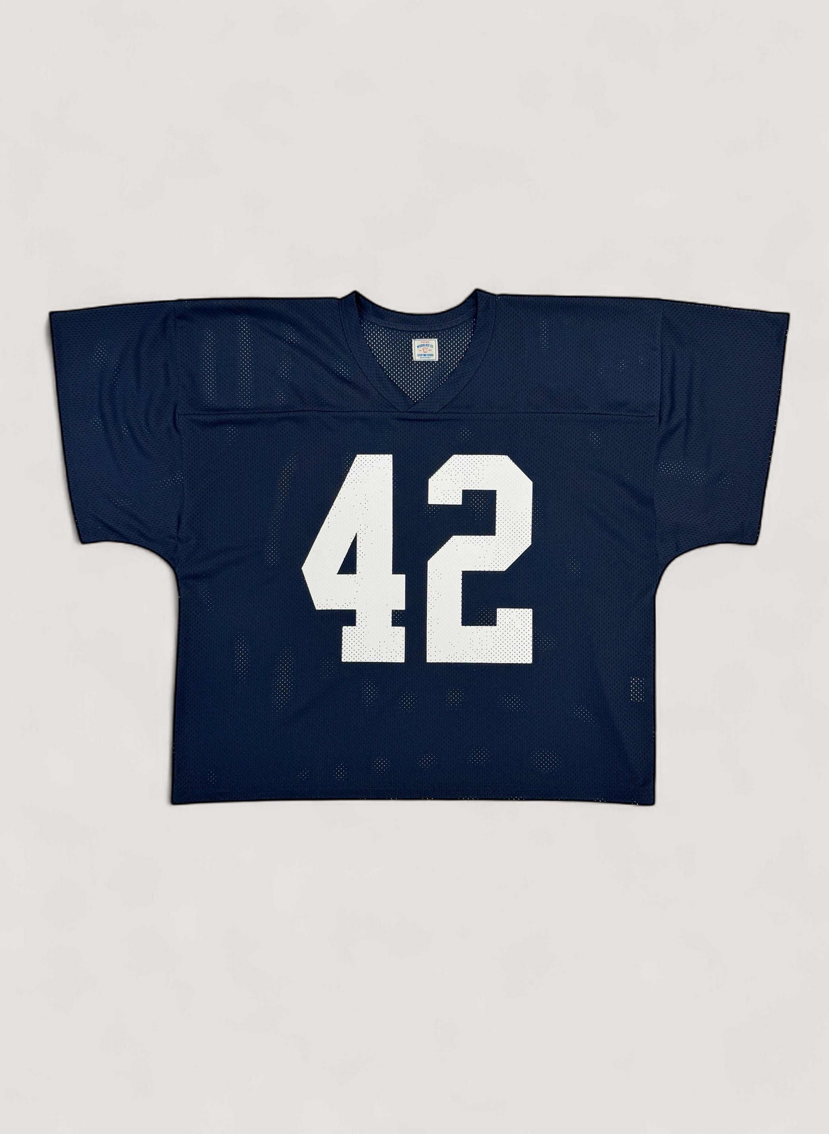 WOODBLOCK 42 MESH FOOTBALL SHIRT NAVY (WB-25SS-019)
