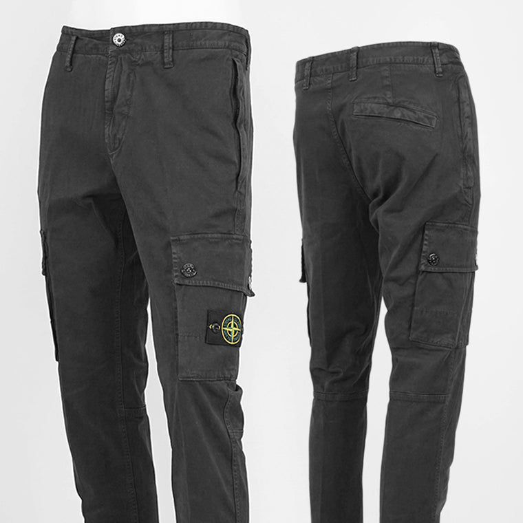 ストーンアイランド STONE ISLAND メンズ カーゴパンツ ブラック