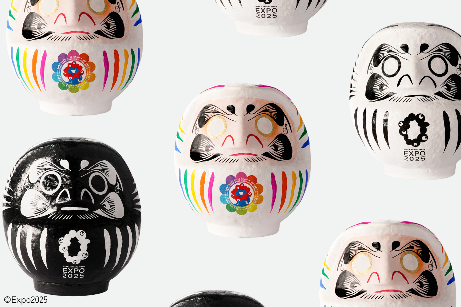 万博】再入荷3回以上！「ミャクミャク」がデザインされた高崎だるま3