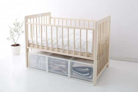 国産ひのきベビーベッドレンタル