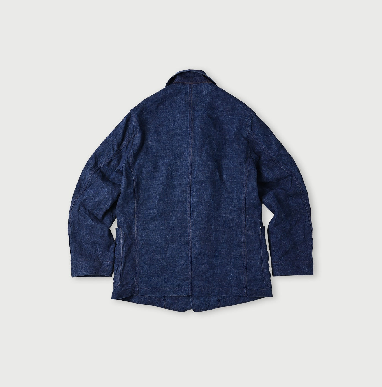Indigo Linen Nimes Jacket Men – 45R GLOBAL