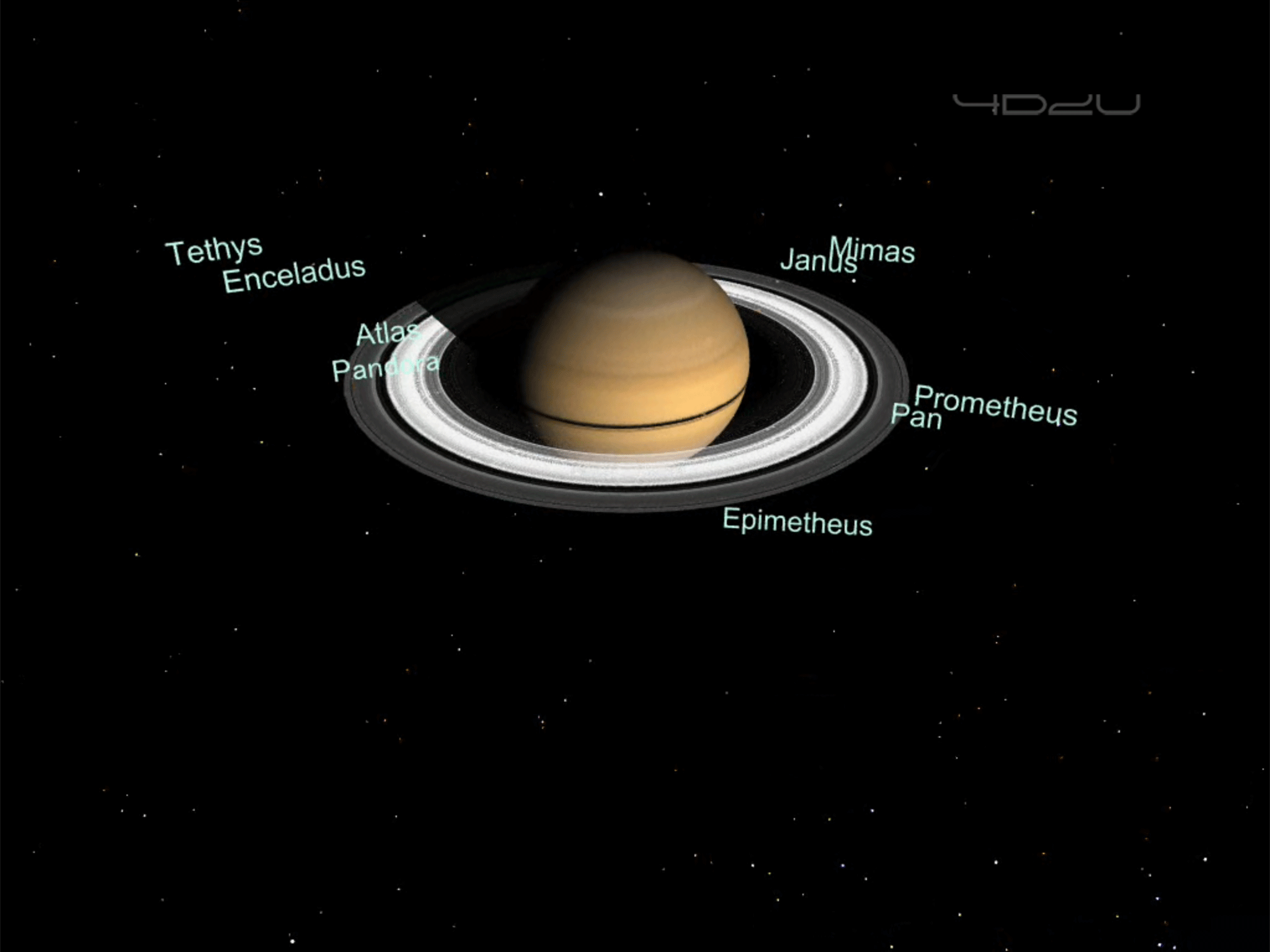 土星リングの力学（I. wake 構造） | 国立天文台4次元デジタル宇宙