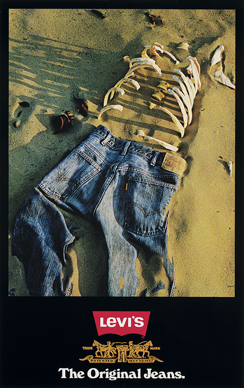 Vintage Promotions — Poster advertising Levi's jeans (1971).