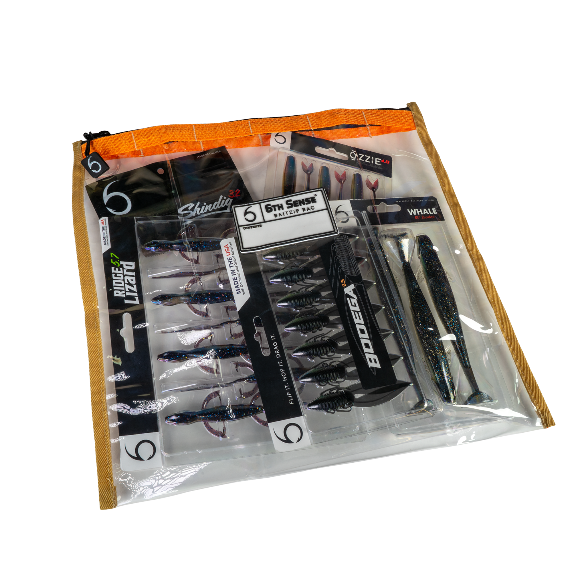 6th Sense BaitZip™ Pro Bags – Heavy-Duty Tackle Organizers – 6th