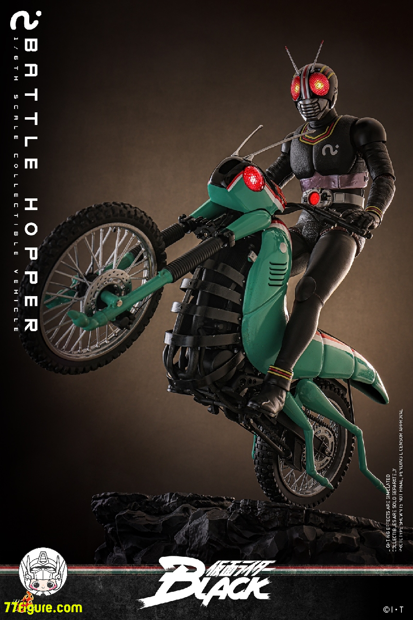 HotToys 1/6 TMS161 仮面ライダーBLACK バトルホッパー 塗装済み可動