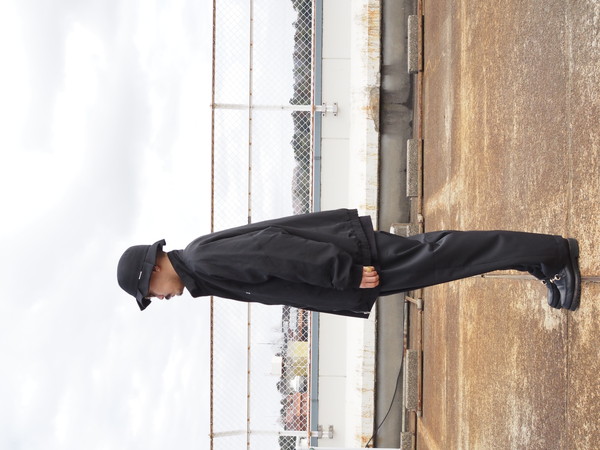 COOTIE PRODUCTIONS / Combat Wool Twill 2 Tuck Wide Easy Trousers