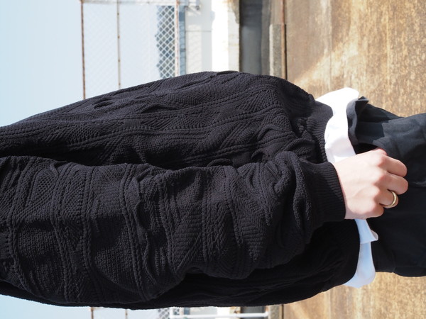 COOTIE PRODUCTIONS / 3D Jacquard Solotex Knit Crew 通販 正規代理店