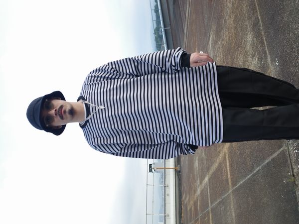 COOTIE / Supima Border Oversized L/S Tee 通販 正規代理店