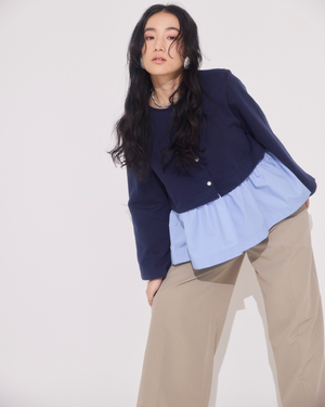 147_ichi_yon_nana】ツイルワイドパンツ｜｜低身長さん必見・小柄女性向け