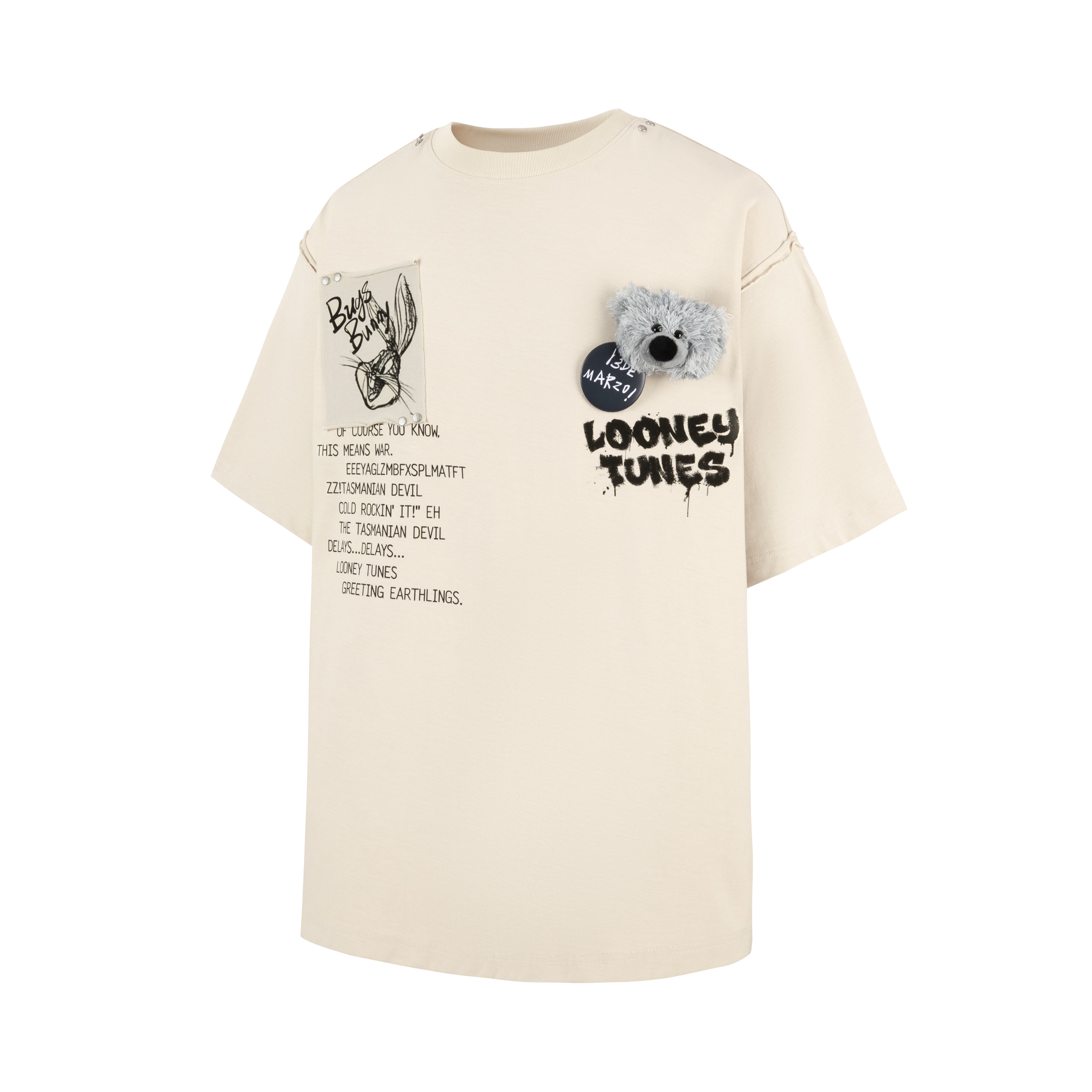 13DE MARZO Bugs Bunny Sketch T-shirt